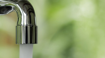 Clean Water Running From Tap