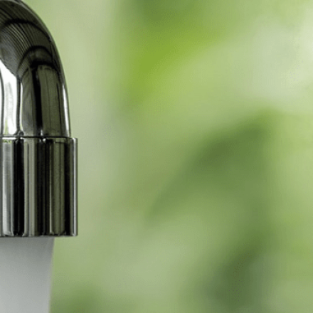 Clean Water Running From Tap