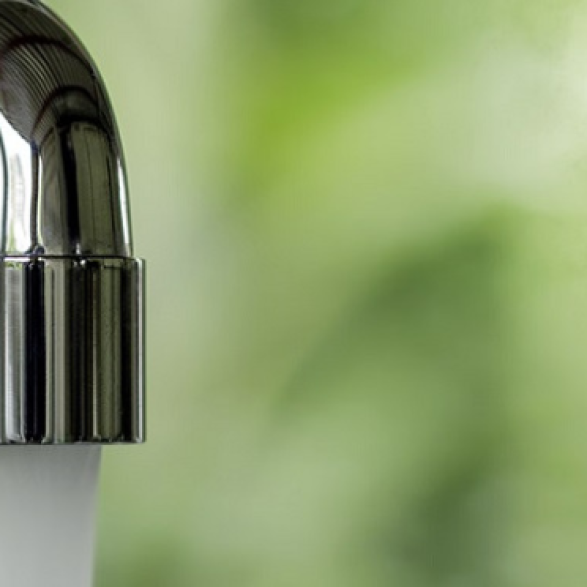 Clean Water Running From Tap
