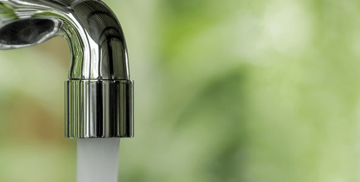 Clean Water Running From Tap