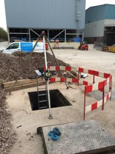 An image of one of our sites being worked on