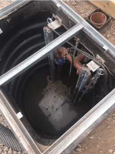 Replacing interior drainage