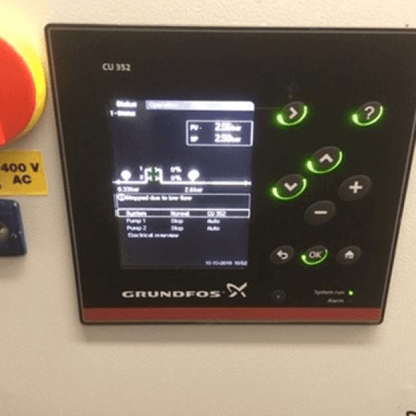 Booster Set Installation at NHS Facility