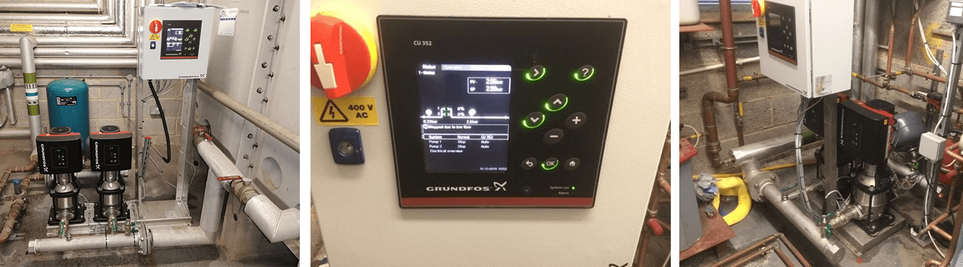 Booster Set Installation at NHS Facility