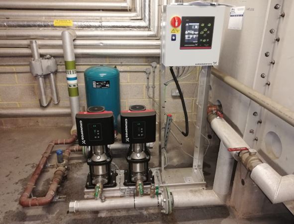 Showing different parts of a pump