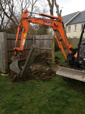 Packaged Pump Station site excavation