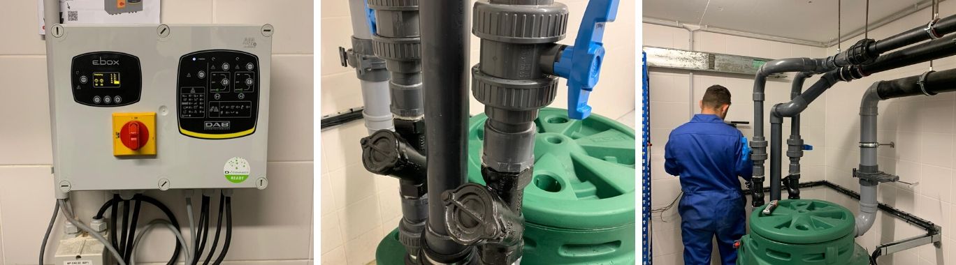 Wastewater pump installation