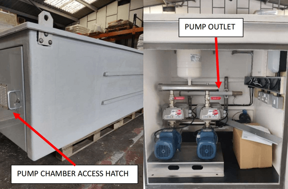 An image of a pump set we have installed