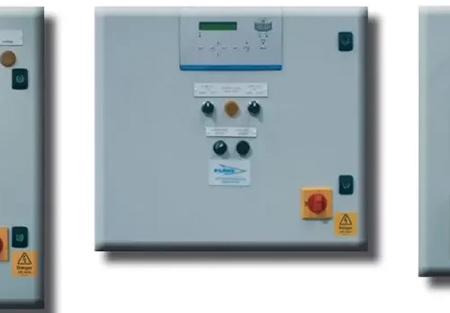 An image of several control panels